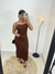 VESTIDO JULIETA MARROM - Donna Boutique
