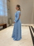 VESTIDO LONGO MARCIA - AZUL SERENITY - comprar online