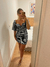 VESTIDO CURTO CHLOE - PRATA - Donna Boutique