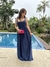 VESTIDO LONGO LETICIA - AZUL MARINHO - Donna Boutique