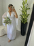 Vestido Branco Manga Longa TuLE