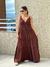 VESTIDO LAYLA MARROM - Donna Boutique