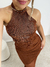CONJUNTO JASMIN MARROM - Donna Boutique