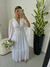 Vestido Branco Manga Longa TuLE - comprar online