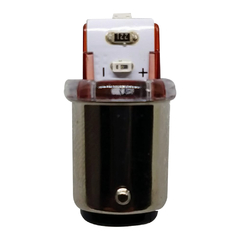 LÂMPADAS LANTERNA FREIO 3 LEDS 12V CX. 10 VERMELHA PHILIPS