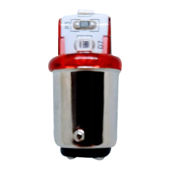 LÂMPADAS LED 24V LANTERNA FREIO 15W KIT C/10 VERMELHA