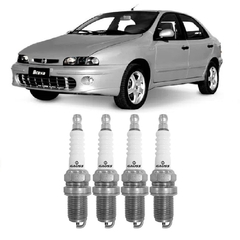 jogo-de-vela-de-ignicao-fiat-brava-idea-palio-uno-2001-a-2010-gauss-gv6r93
