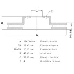 par-de-disco-de-freio-dianteiro-ventilado-fiat-strada-linea-cronos-2006-a-2021-hipper-freios-hf42