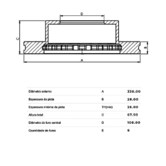 disco-de-freio-dianteiro-ventilado-toyota-hilux-sw4-2016-a-2022-hipper-freios-hf512a