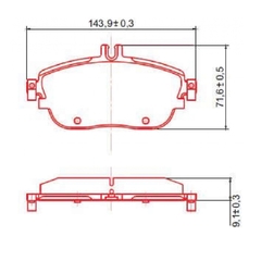 jogo-de-pastilhas-de-freio-mercedes-benz-gla-class-classe-b-2005-a-2020-ferodo-hqf4119c