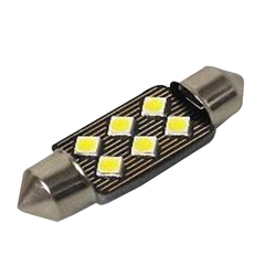 LÂMPADA TORPEDO 31MM 12V 6 SMD LED