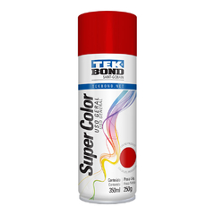 Tinta Spray Vermelho Super Color Uso Geral 350ML TEKBOND