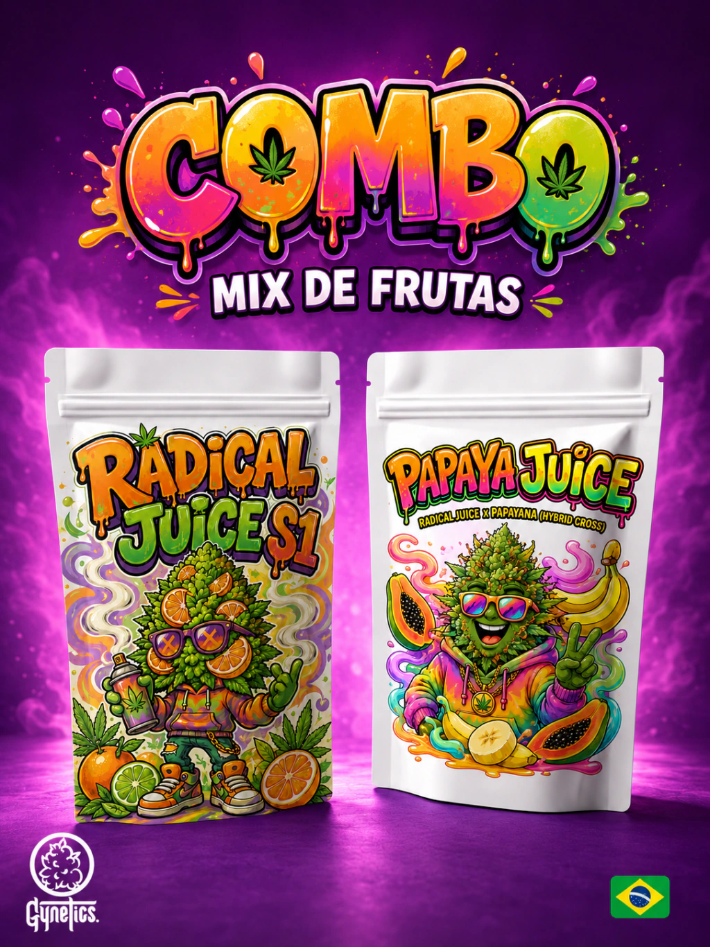 Combo - 4 unidades ~ Mix de frutas