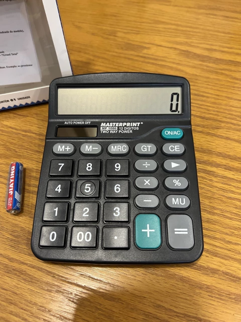 Calculadora Eletrônica Mp1087 - Masterprint