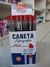 CANETA ESFEROGRÁFICA 1.0MM MID VERMELHA CORPO SEXTAVADO