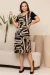 Vestido Visco Crepe Estampado - Ref. 2603 - comprar online