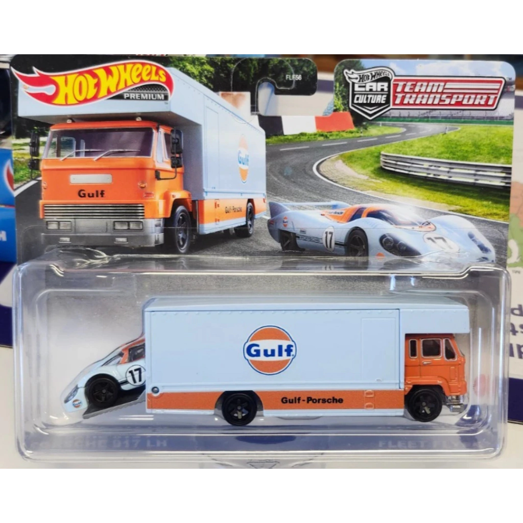 HOT WHEELS PORSCHE 917 LH FLEET FLYER TEAM TRANSPORT #41