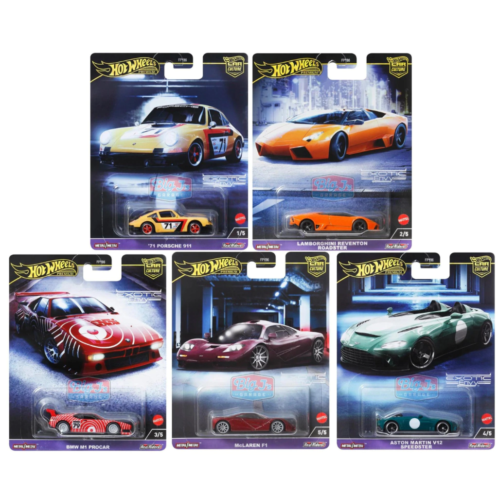 HOT WHEELS - PREMIUM SET - 2024 - CAR CULTURE - EXOTIC ENVY