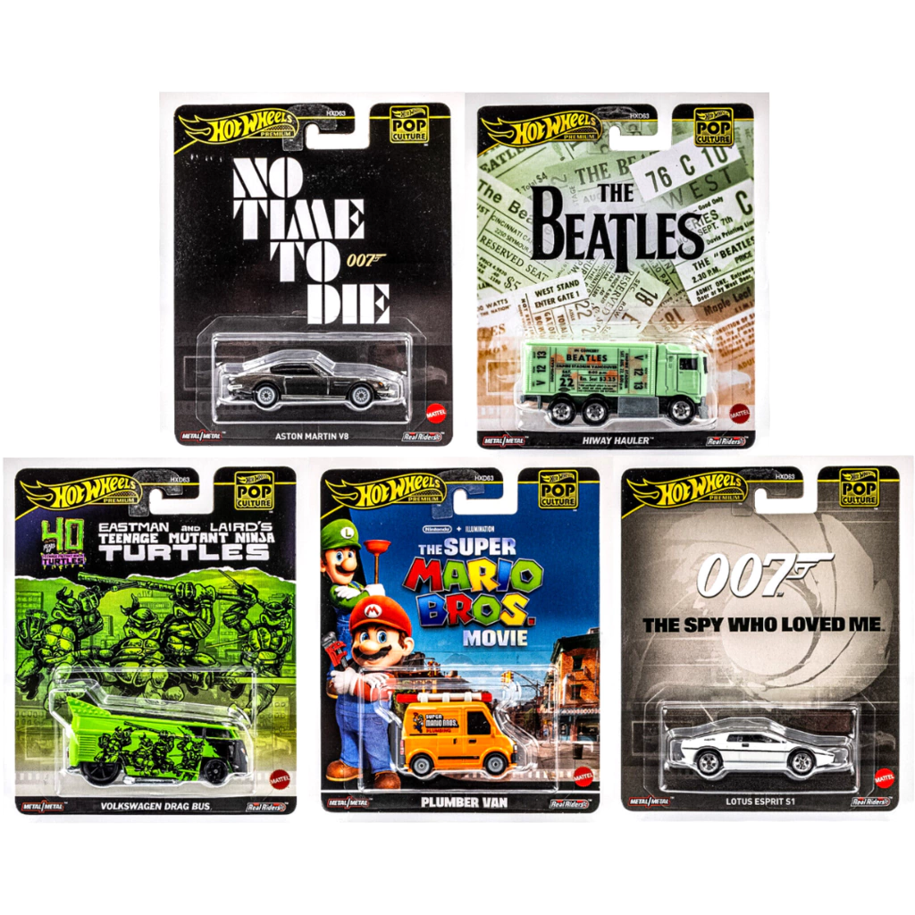 HOT WHEELS - 2024 - PREMIUM SET- POP CULTURE - 2024 - LOTE D