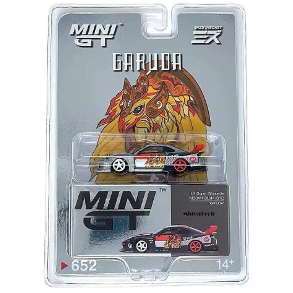 MINI GT - MIZU DIECAST - LB SUPER SILHOUETTE - NISSAN SILVIA (S15) - GARUDA - #652 - CHASE