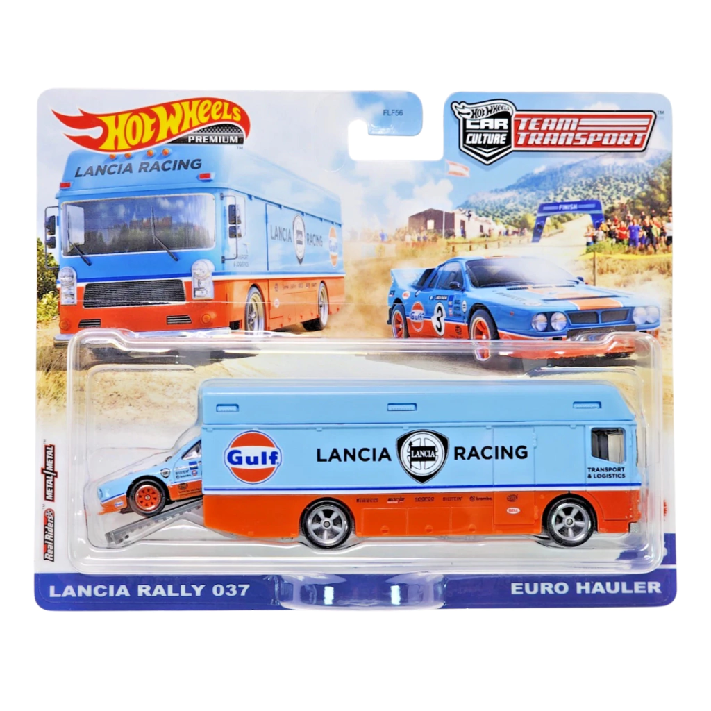 HOT WHEELS LANCIA RALLY EURO HAULER TEAM TRANSPORT #26