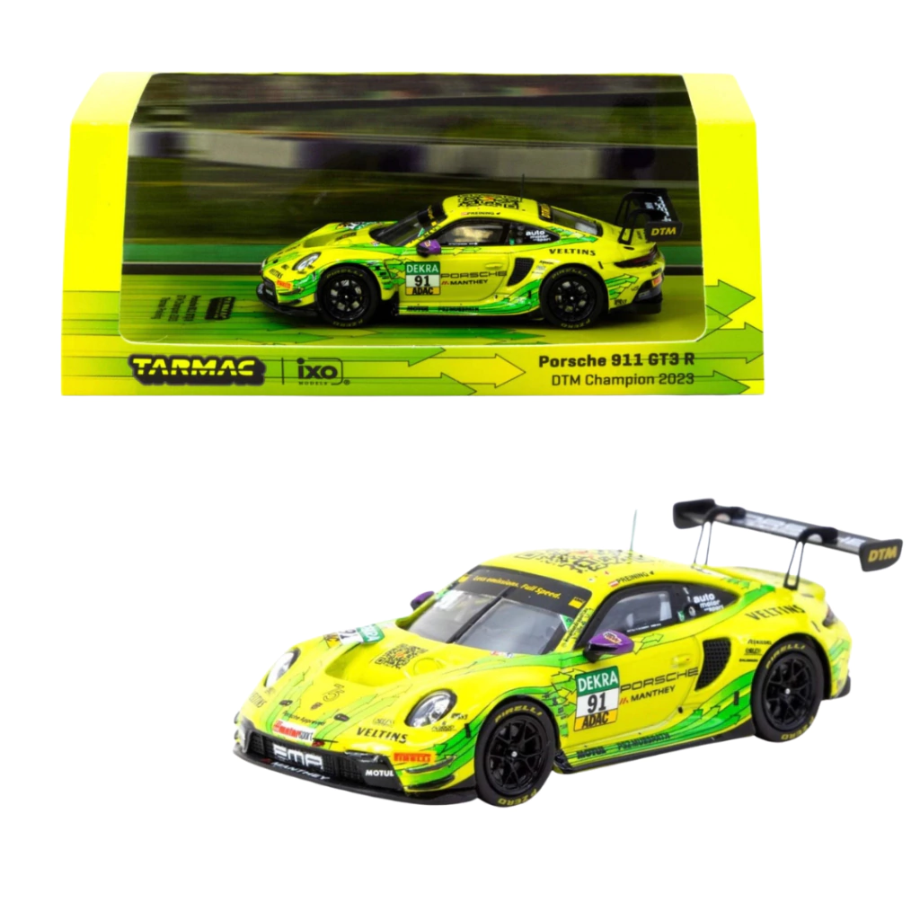 Tarmac 1:64 Porsche 911 GT3 R #91 DTM Champion 2023