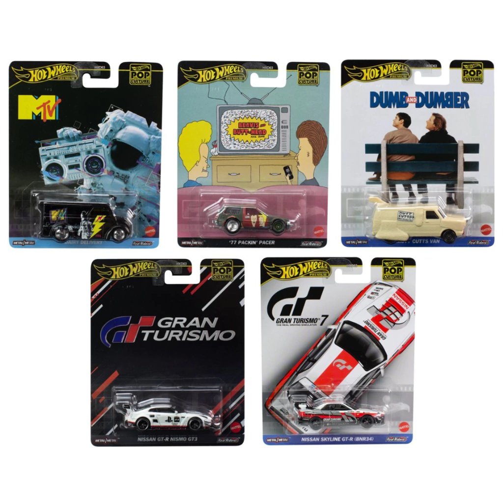 HOT WHEELS - 2024 - PREMIUM SET - POP CULTURE - LOTE C