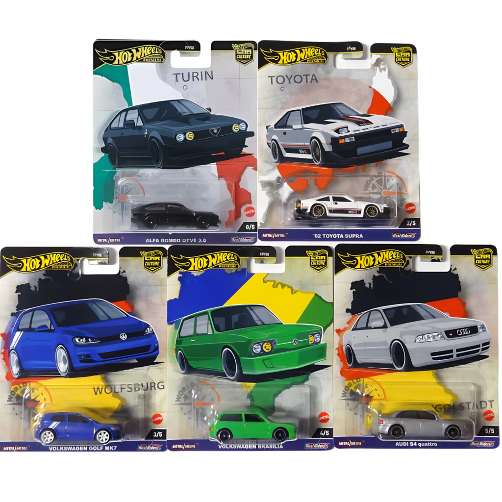 HOT WHEELS - 2024 - PREMIUM SET CAR CULTURE WORLD TOUR CHASE