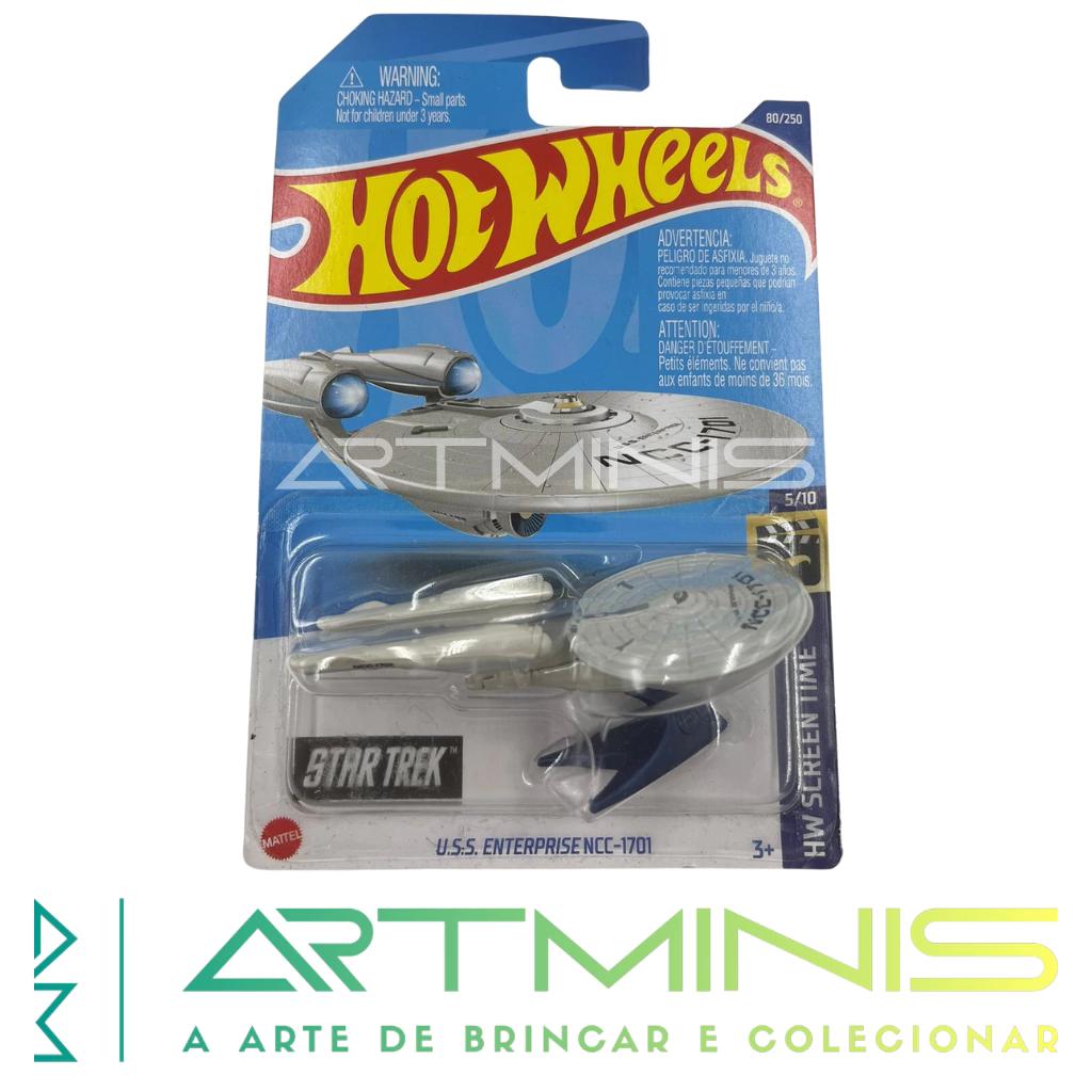 HOT WHEELS - 2022 - MAINLINE - STAR TREK - U.S.S ENTERPRISE NCC-1701 - #80