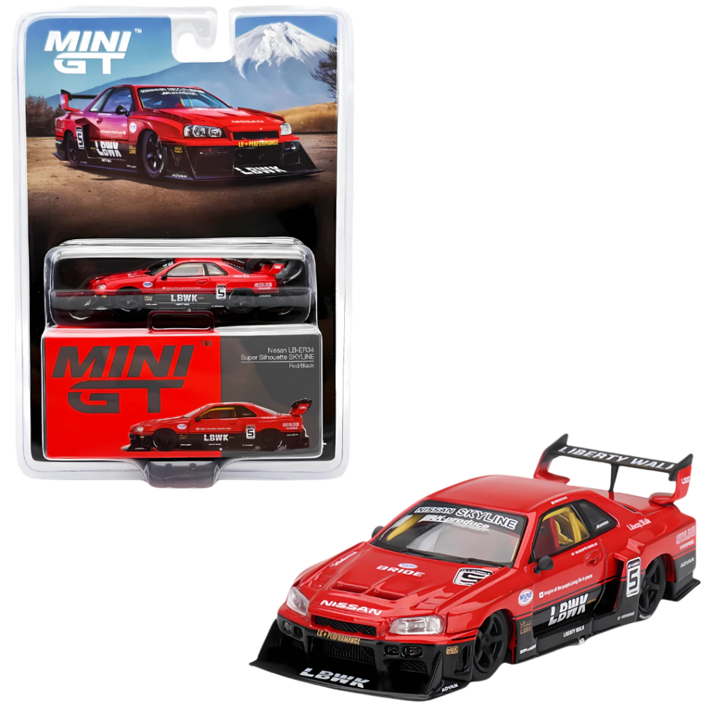 Mini GT Nissan LB-ER34 SS SKYLINE - Limited Edition #843