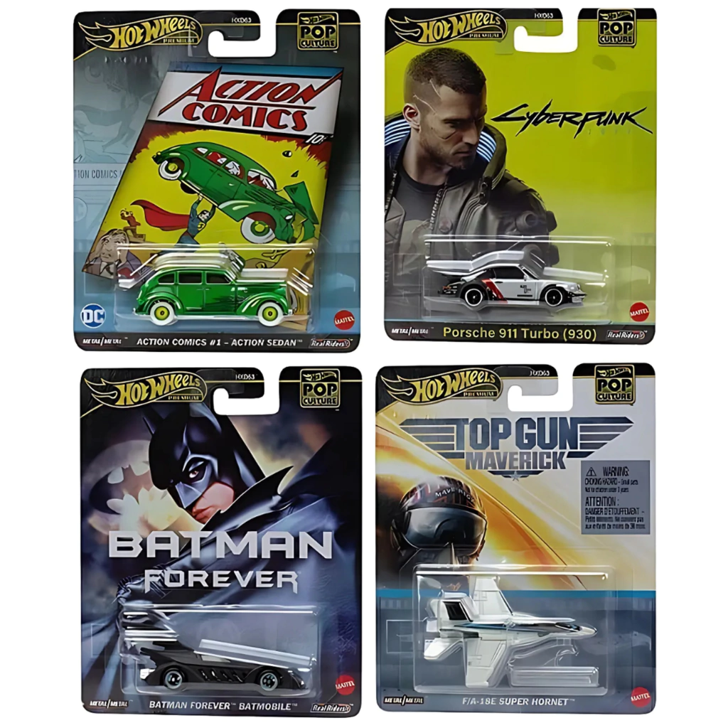 HOT WHEELS - 2024 - PREMIUM SET - POP CULTURE - LOTE F