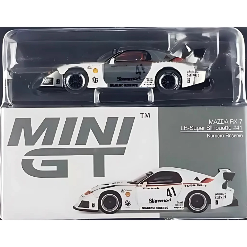 MINI GT MAZDA RX-7 LB Silhouette チェイス Mini GT 1:64 Mazda RX-7 LB-Super Silhouette #773 CHASE