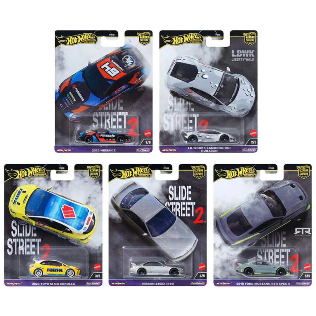 HOT WHEELS - 2024 - PREMIUM SET - CAR CULTURE SLIDE STREET 2