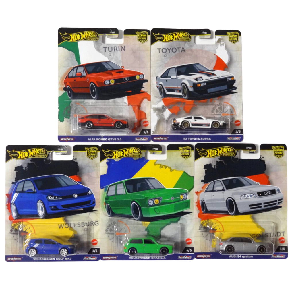 HOT WHEELS - 2024 - PREMIUM SET - CAR CULTURE WORLD TOUR