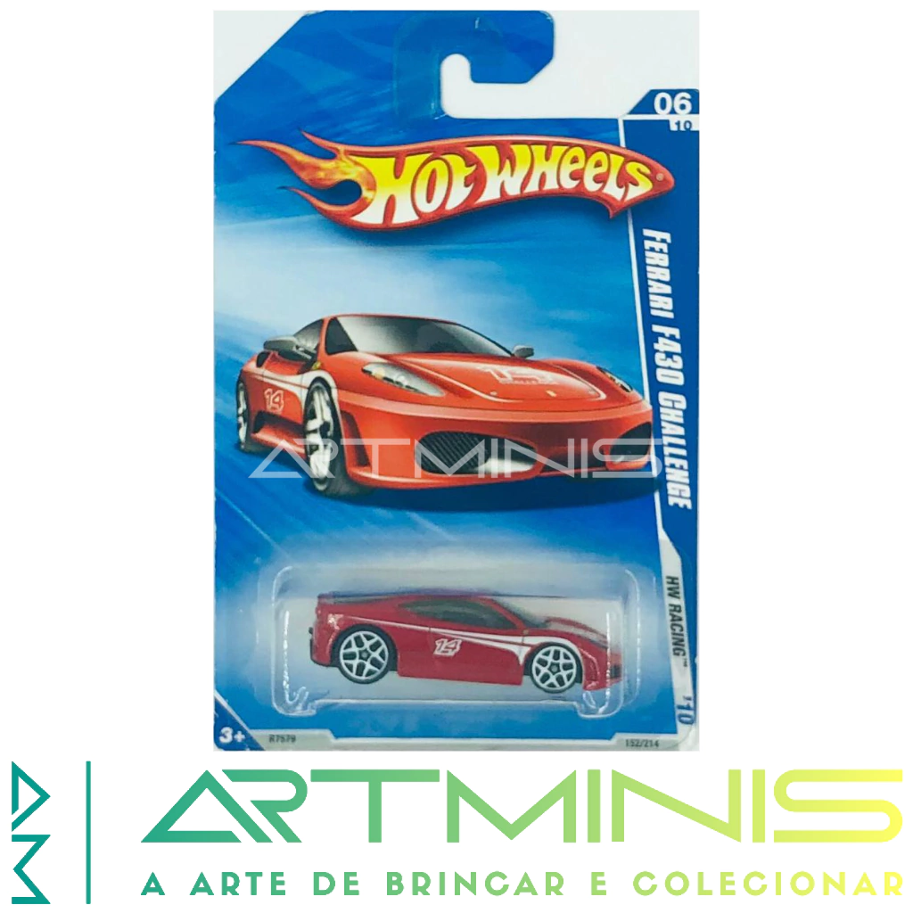 HOT WHEELS - 2010 - MAINLINE - FERRARI F430 CHALLENGE - HW RACING - #152