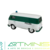 JOHNNY LIGHTNING - 1965 VW POLICE TRANSPORTER - POLIZEI GREEN - comprar online