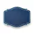 Lugar Americano Bela Azul Marinho Bordado Azul Celeste - comprar online