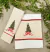 Toalha Lavabo Linho Christmas Tree