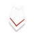 Guardanapo Viés Branco com Vermelho - comprar online