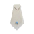 Guardanapo em Linho Cru Bordado Mini Rosa Azul Clara - comprar online