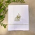 Toalha Lavabo Linho Bunny Bow Verde