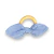 Porta guardanapo Lacinho listrinha azul e branco