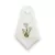 Guardanapo Miosotis Azul Claro em Algodão Branco Bordado - comprar online