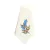 Guardanapo Flor Mimosa Azul em Algodão Off White