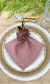 Guardanapo de Linho Listrado Liz Blush - Toque Finno - Loja de Mesa Posta Online