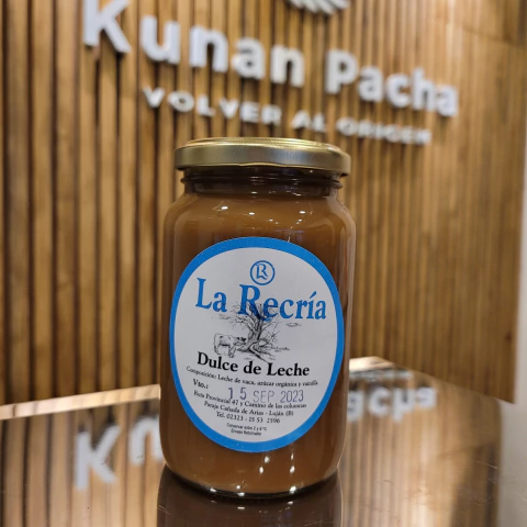 Dulce de Leche Agroecológico - LA RECRIA