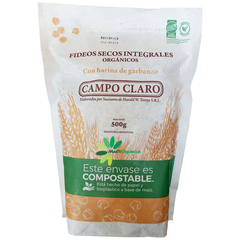 Fideos Integrales coditos 500gr Campo Claro