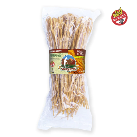 Fideos de Maíz Amarillo Criollo x 300 g. Cauqueva