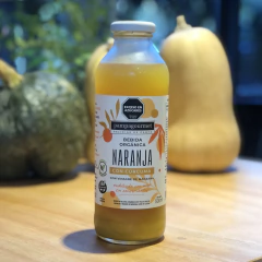 Bebida orgánica Naranja con cúrcuma 500ml - PAMPA GOURMET - comprar online