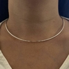 Choker Aro Liso Prata 925